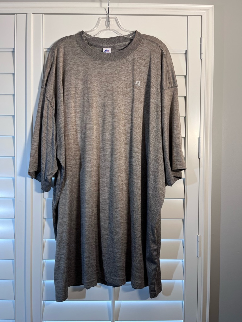 Russell Athletic Men's Heather Gray Short Sleeve Performance Tee